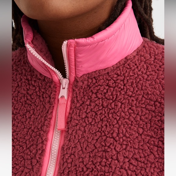Aerie Dream Sherpa Quarter Zip Sweatshirt🐑♥️ - Picture 3 of 11